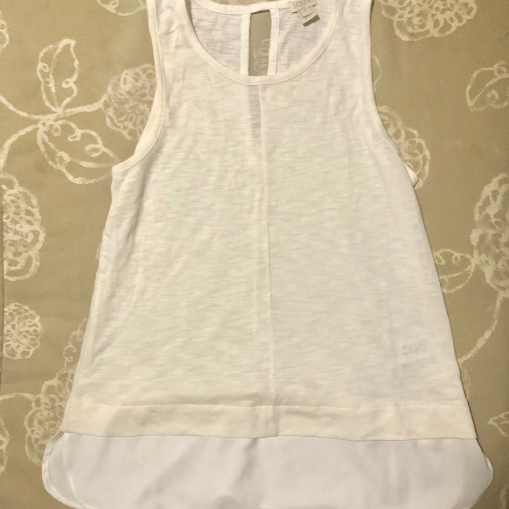 CLEANOUT SALE! NWT J. Crew Drapey Tank Silky Hem